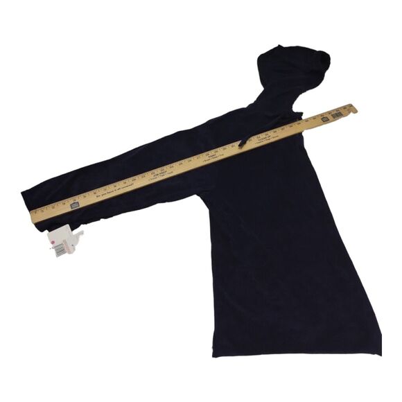 Rebellious One Women's Sweater Trendy Loop Terry Hoodie long sleeve Sz 2X Blue - Picture 4 of 9